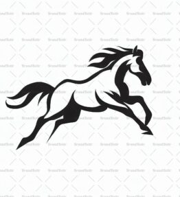 Galoppierendes Pferd
